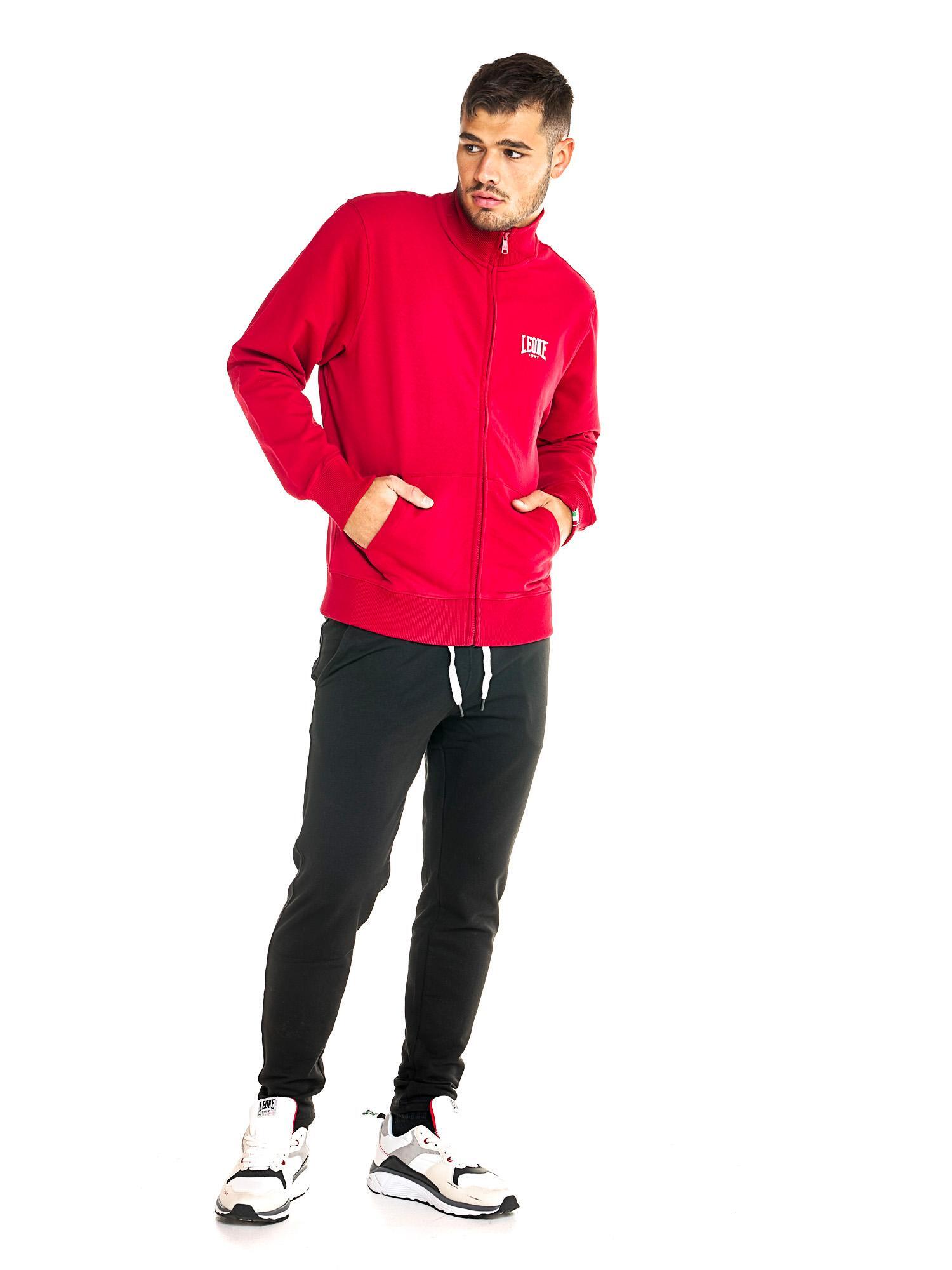 Herren-Sweatshirts mit Reißverschluss und hohem Kragen, Basic-Linie 3/8