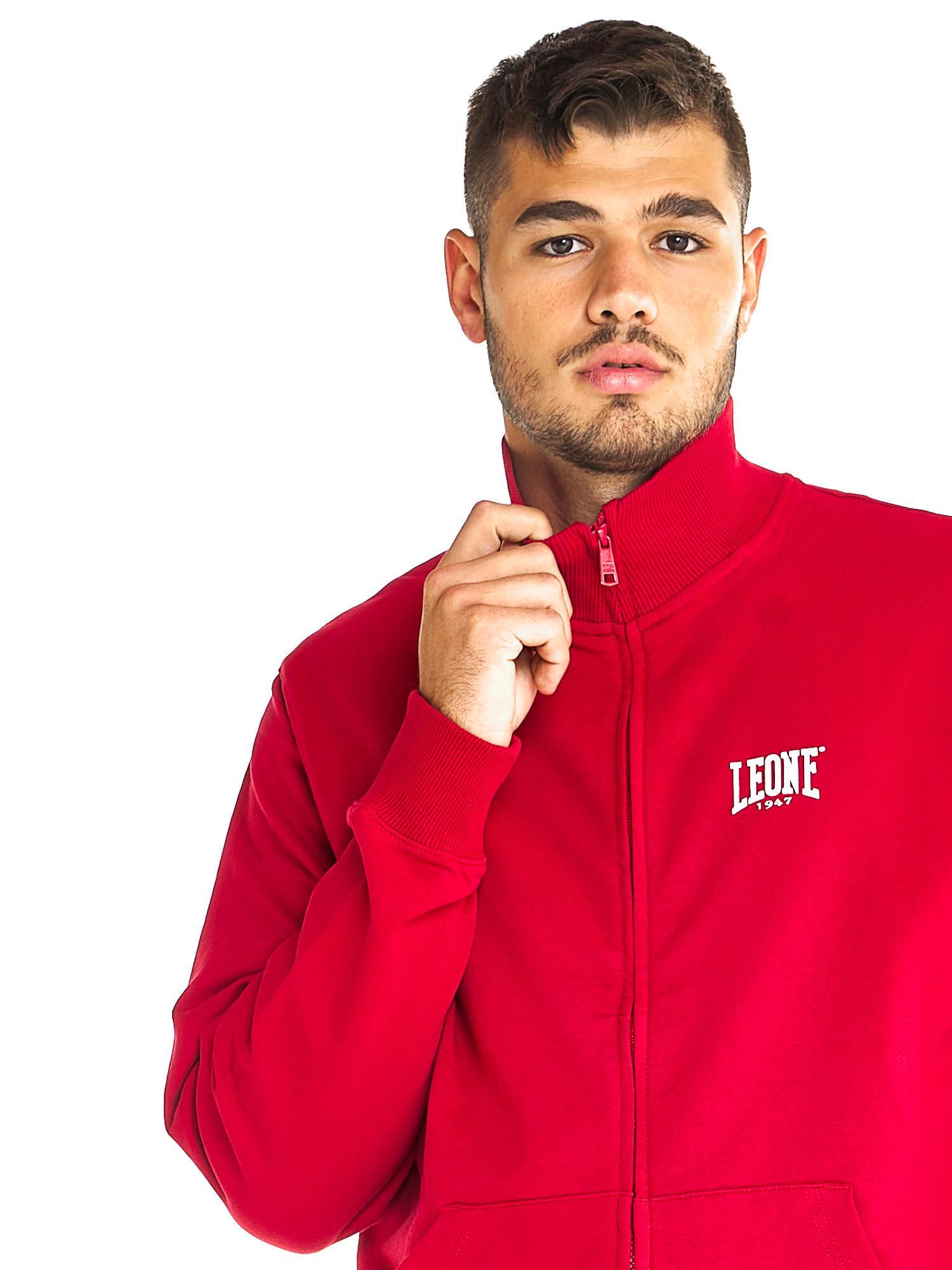 Herren-Sweatshirts mit Reißverschluss und hohem Kragen, Basic-Linie 5/8