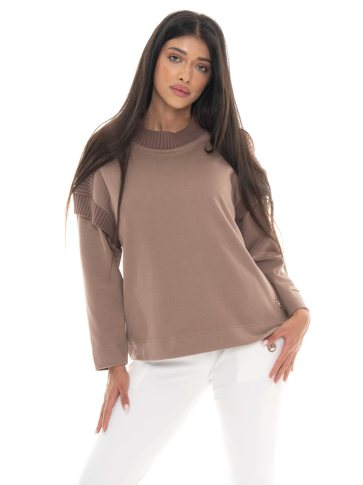 Sweatshirt Damen Leone 1947 Apparel Rundhals 5/7