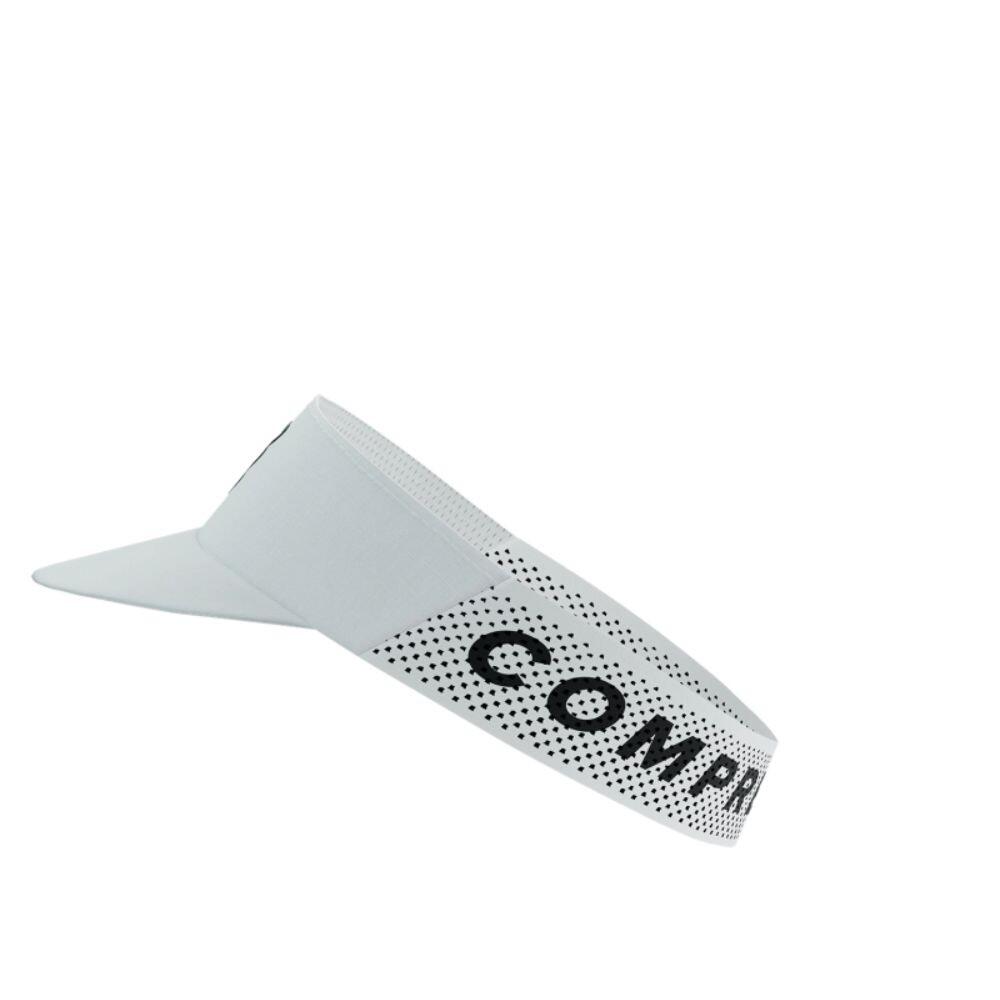 Visera running Pro Racing Visor unisex White running Unisex Blanco Compressport 3/3