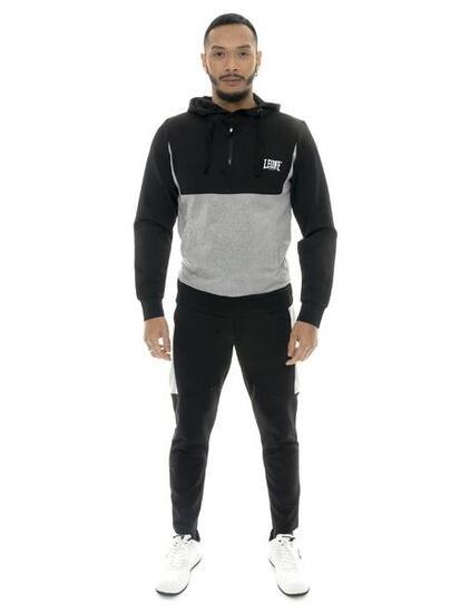 Survêtement homme Leone 1947 Tech en tissu technique avec capuche et demi-zip