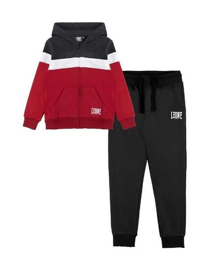 Survêtement d'hiver, enfant Leone 1947 Color Block, capuche et fermeture éclair