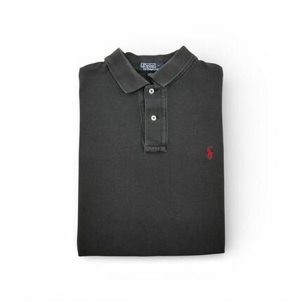 Reconditionné - Polo manches courtes Homme Noir - Très Bon État