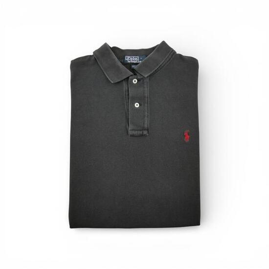 Reconditionné - Polo manches courtes Homme Noir - Très Bon État