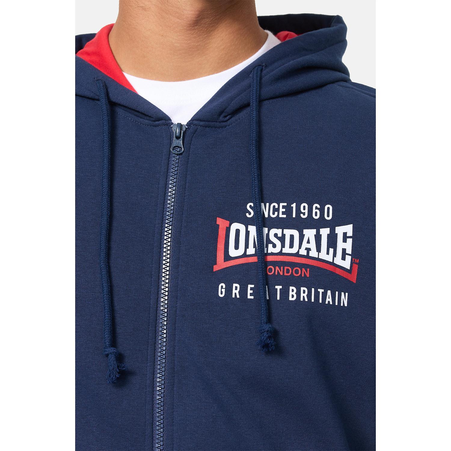 Sudadera con capucha y cremallera Lonsdale Lintmill 4/5