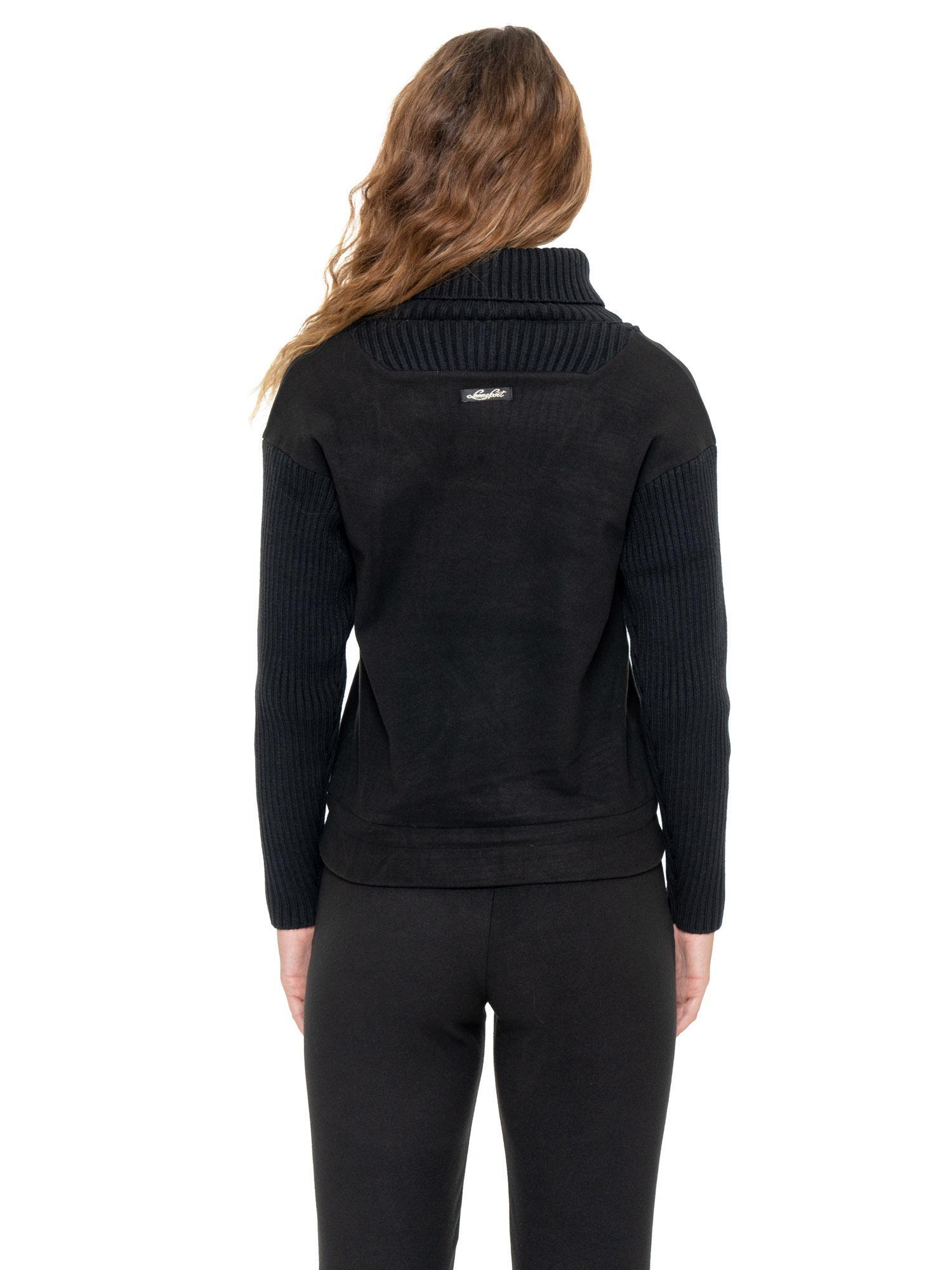 Felpa invernale da donna dolcevita con inserti in maglia Leone 1947 Warm Touch 4/7