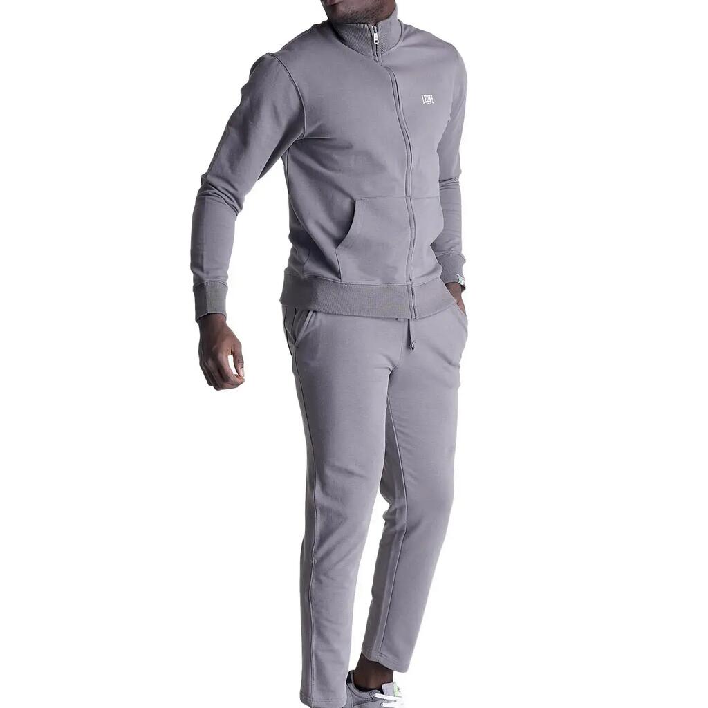 Men's zip-up sweatshirts with high neck, Basic line