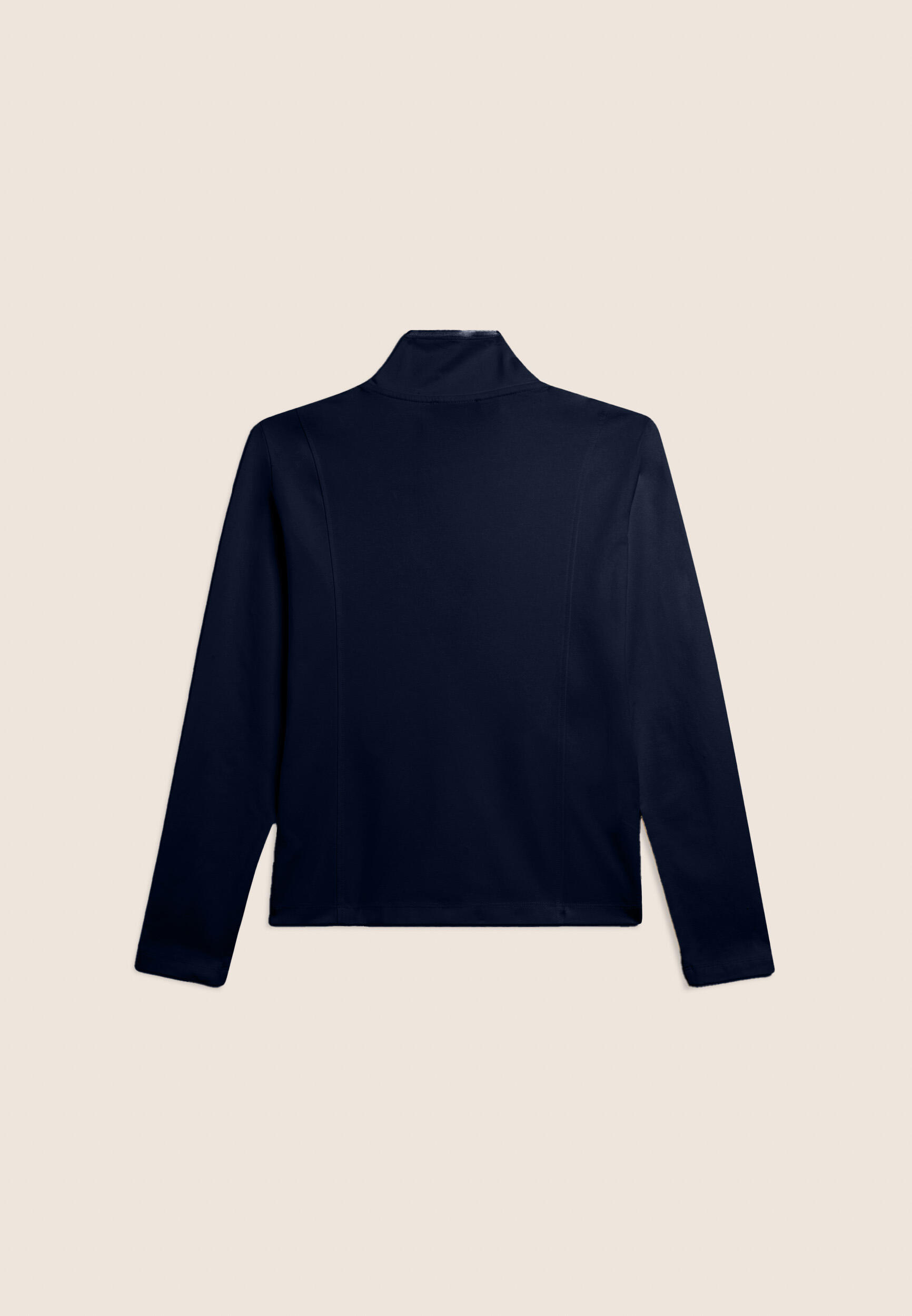 Sweat-shirt zippé et col montant, logo FREDDY sur la manche 5/6