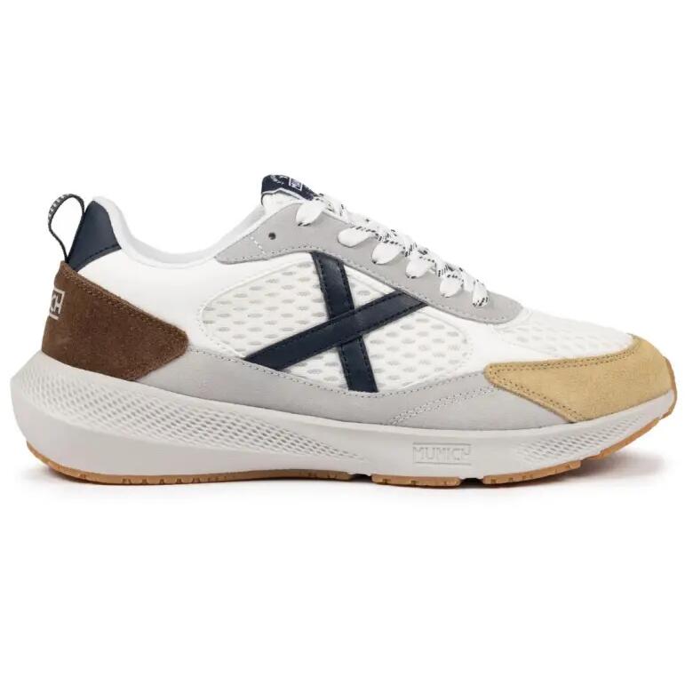 Men's Munich Loop White Sneakers.