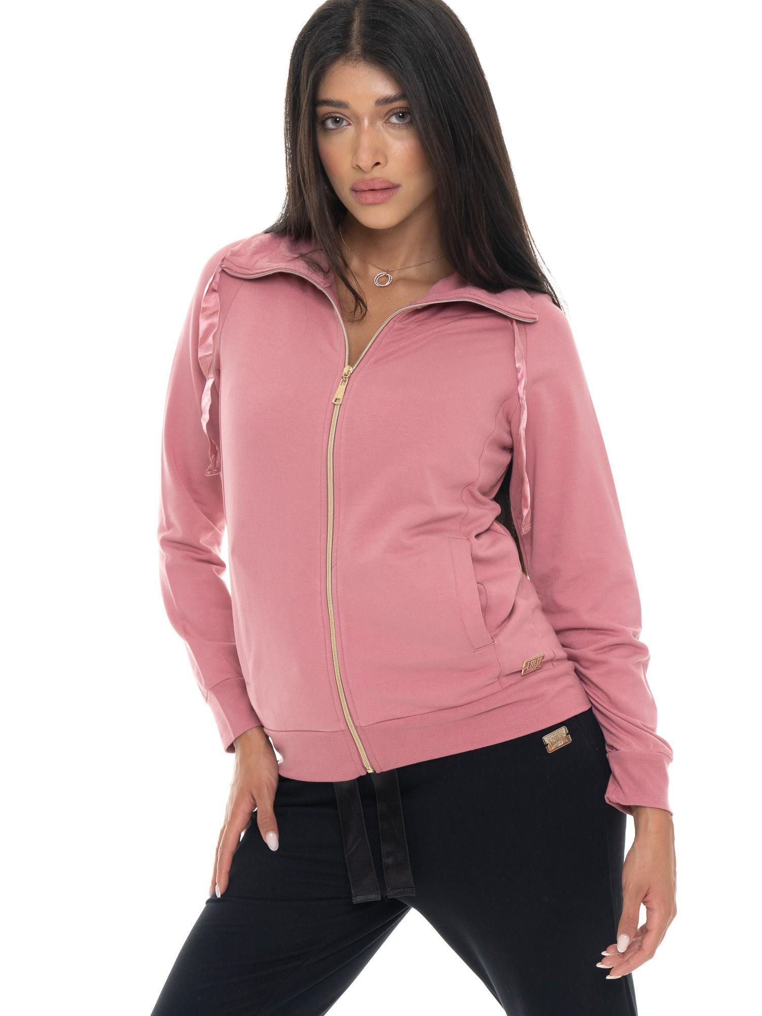 Sweatshirt Damen Leone 1947 Apparel Stehkragen Reißverschluss 5/7