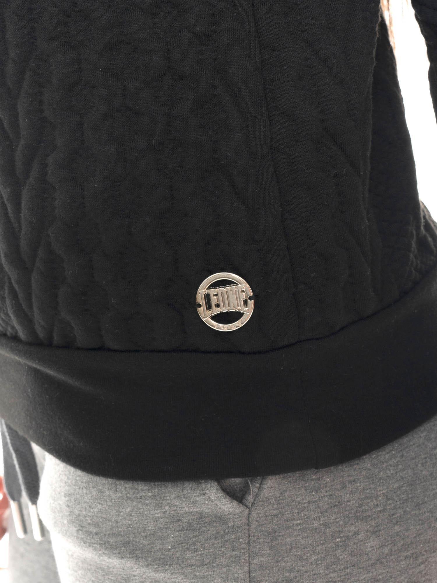 Blusa de moletom feminina de inverno com detalhes trançados da Leone 1947 Braid 3/7