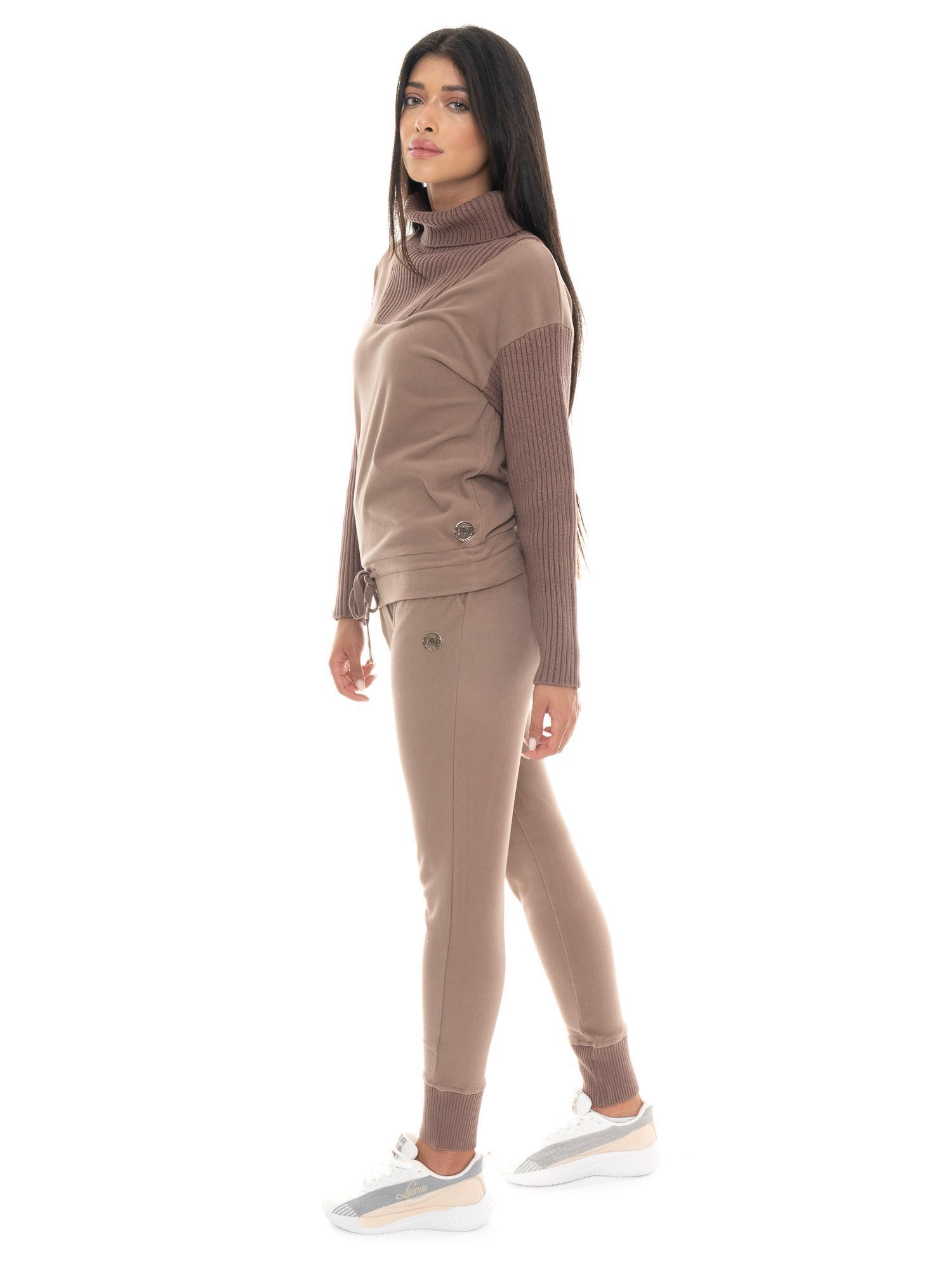 Sudadera mujer Leone 1947 Apparel Warm Touch cuello alto invierno 7/7