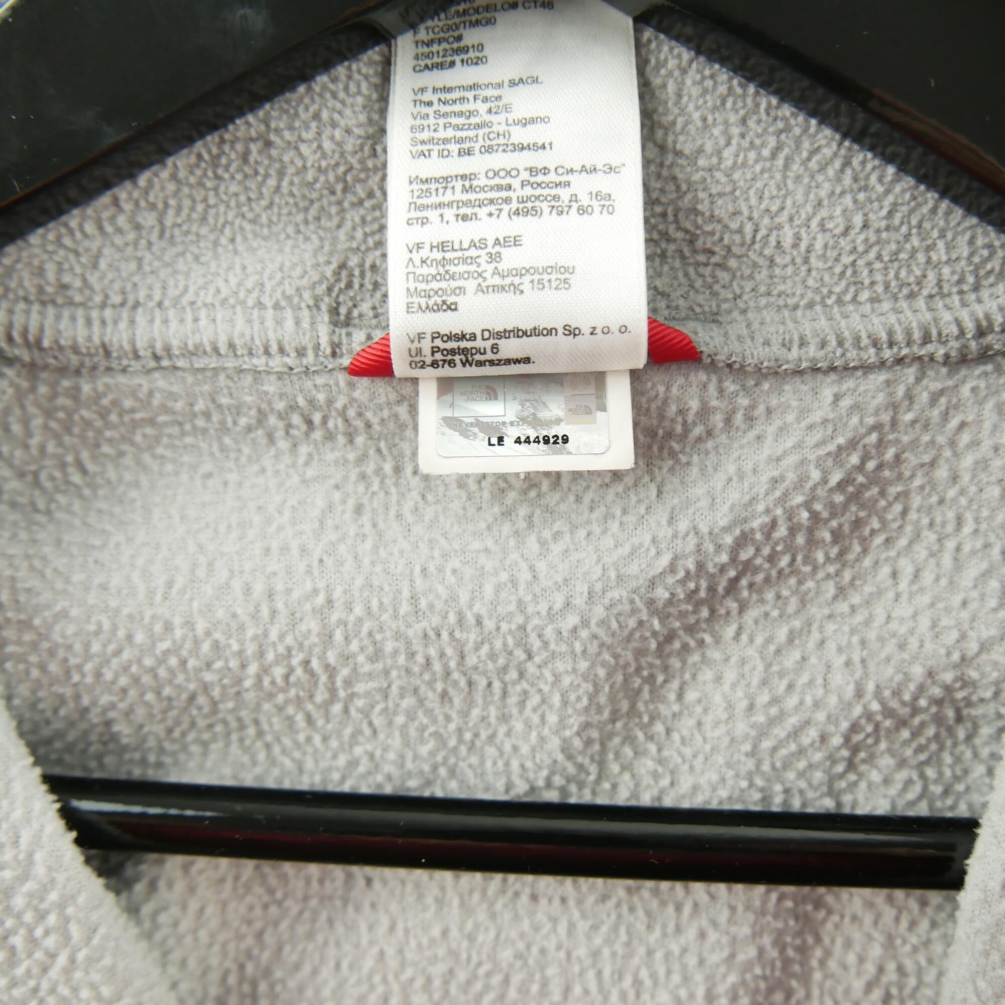 Seconda Mano - Pullover in pile grigio TNF da donna - Stato molto buono 7/7