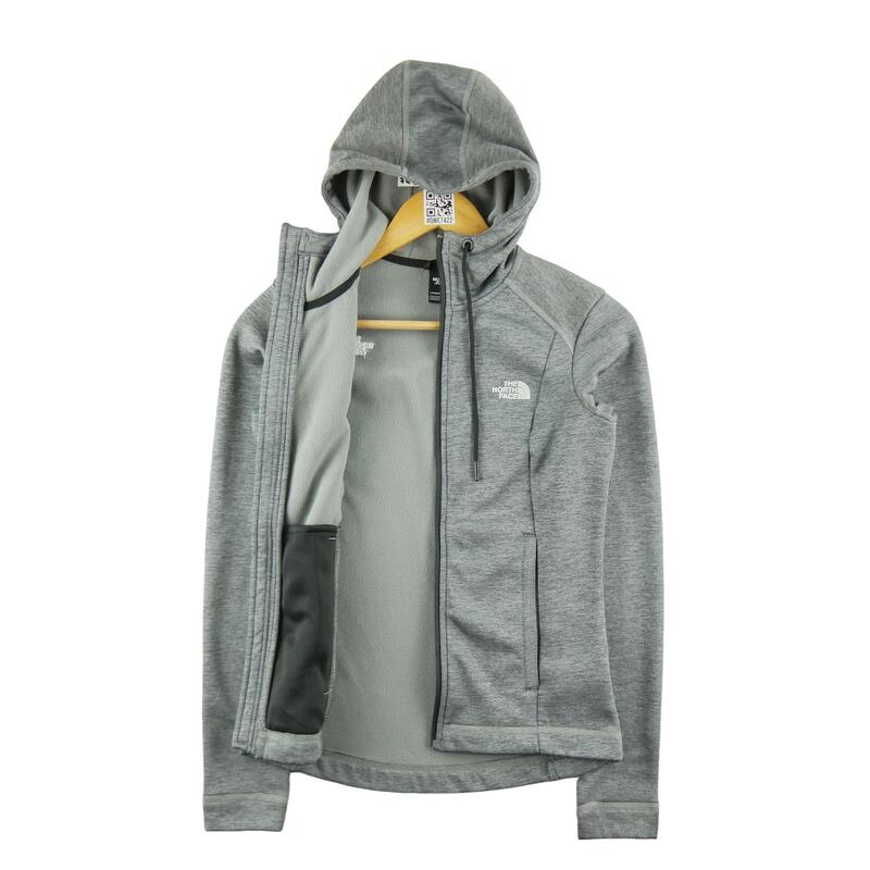 Second life - Jachetă polar gri TNF pentru femei - Ca nou
