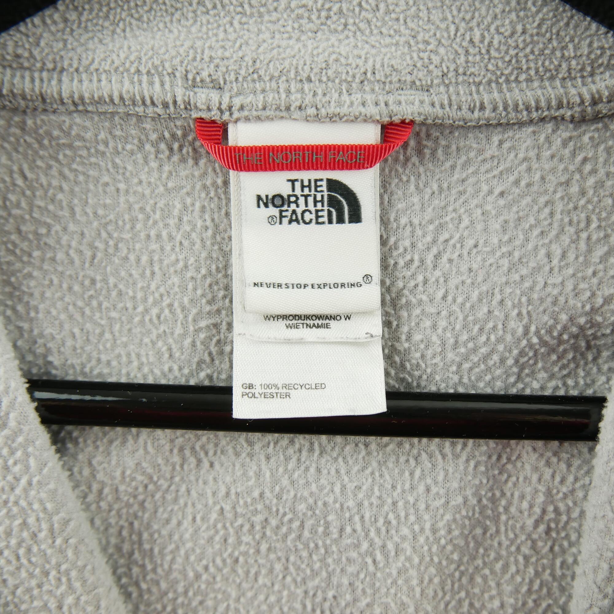 Seconda Mano - Pullover in pile grigio TNF da donna - Stato molto buono 6/7