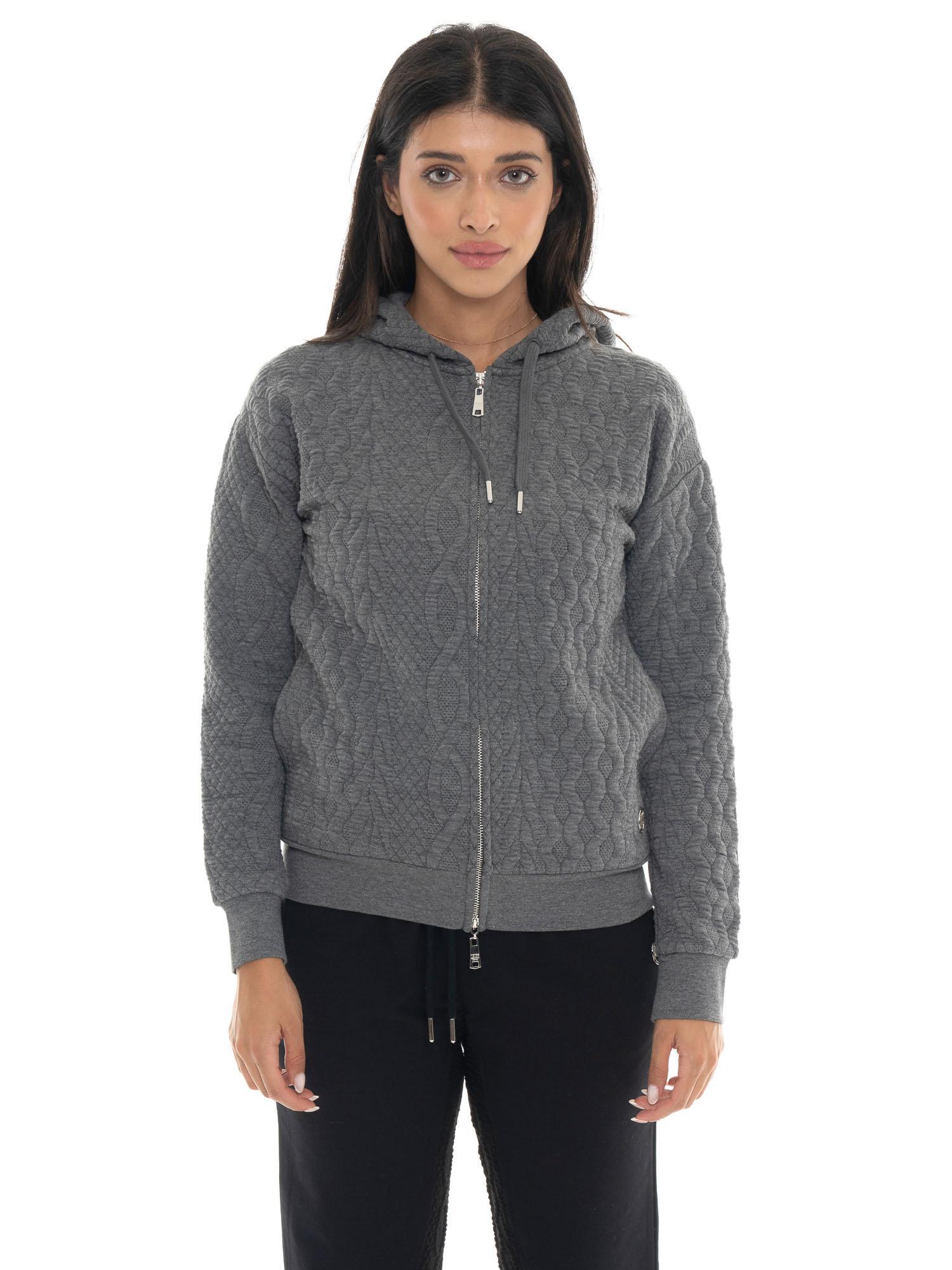 Sweat à capuche femme Leone 1947 Apparel zip 6/7