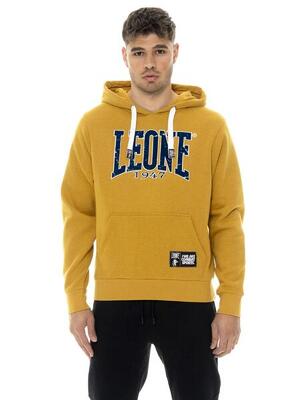 Felpe invernale uomo con cappuccio pull on stampa flock Leone 1947 New Era