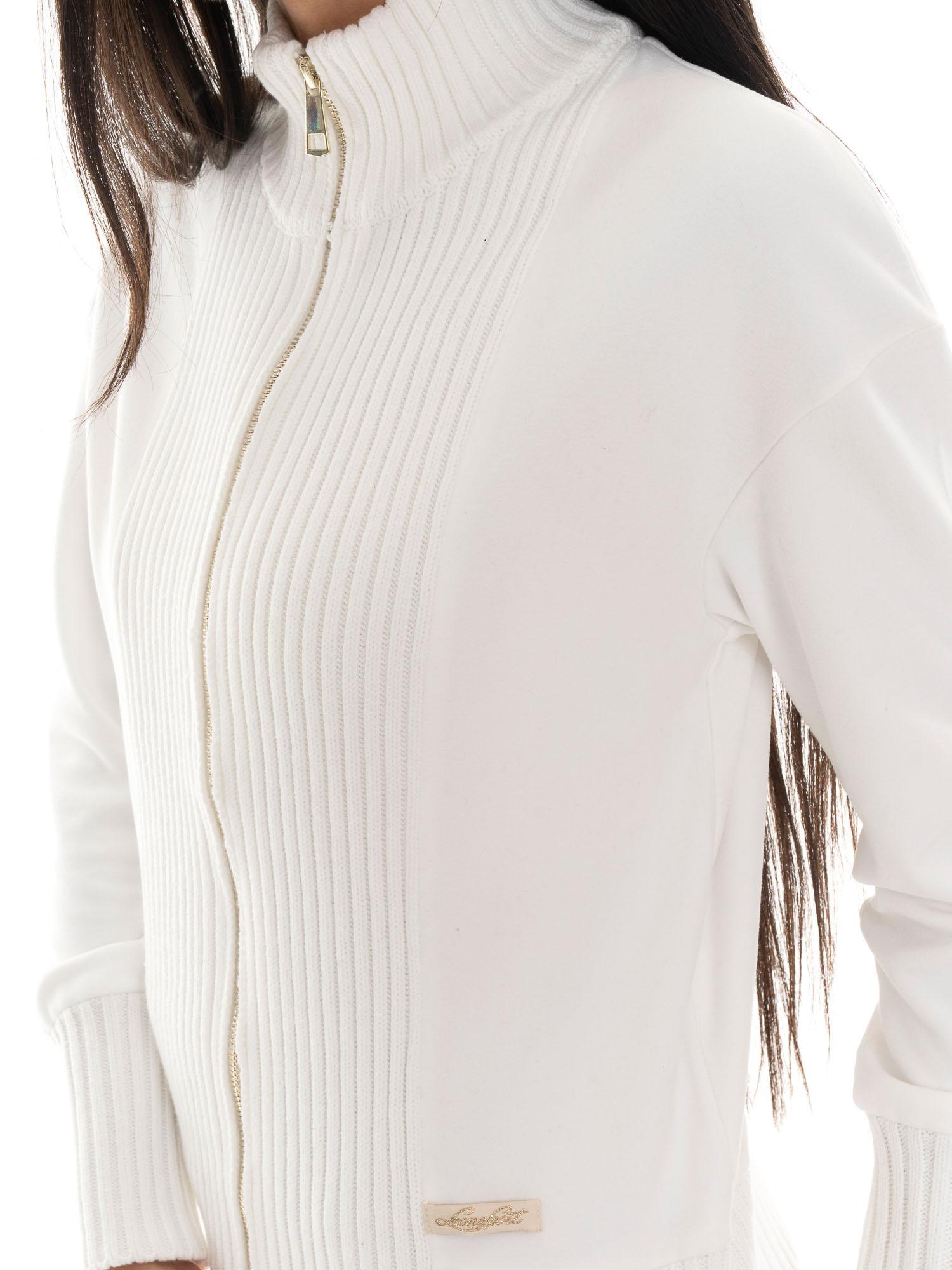 Sweatshirt feminina Leone 1947 Apparel, fecho, inverno 3/7
