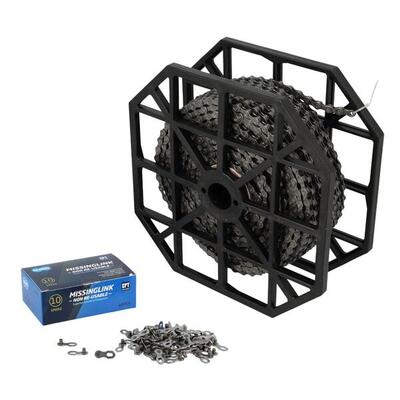 Ketting met 40 roestvrije snelkoppelingen kmc x10 ept 10 vitesse