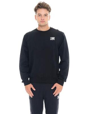 Felpe invernale da uomo con cappuccio e zip con logo piccolo "Basic