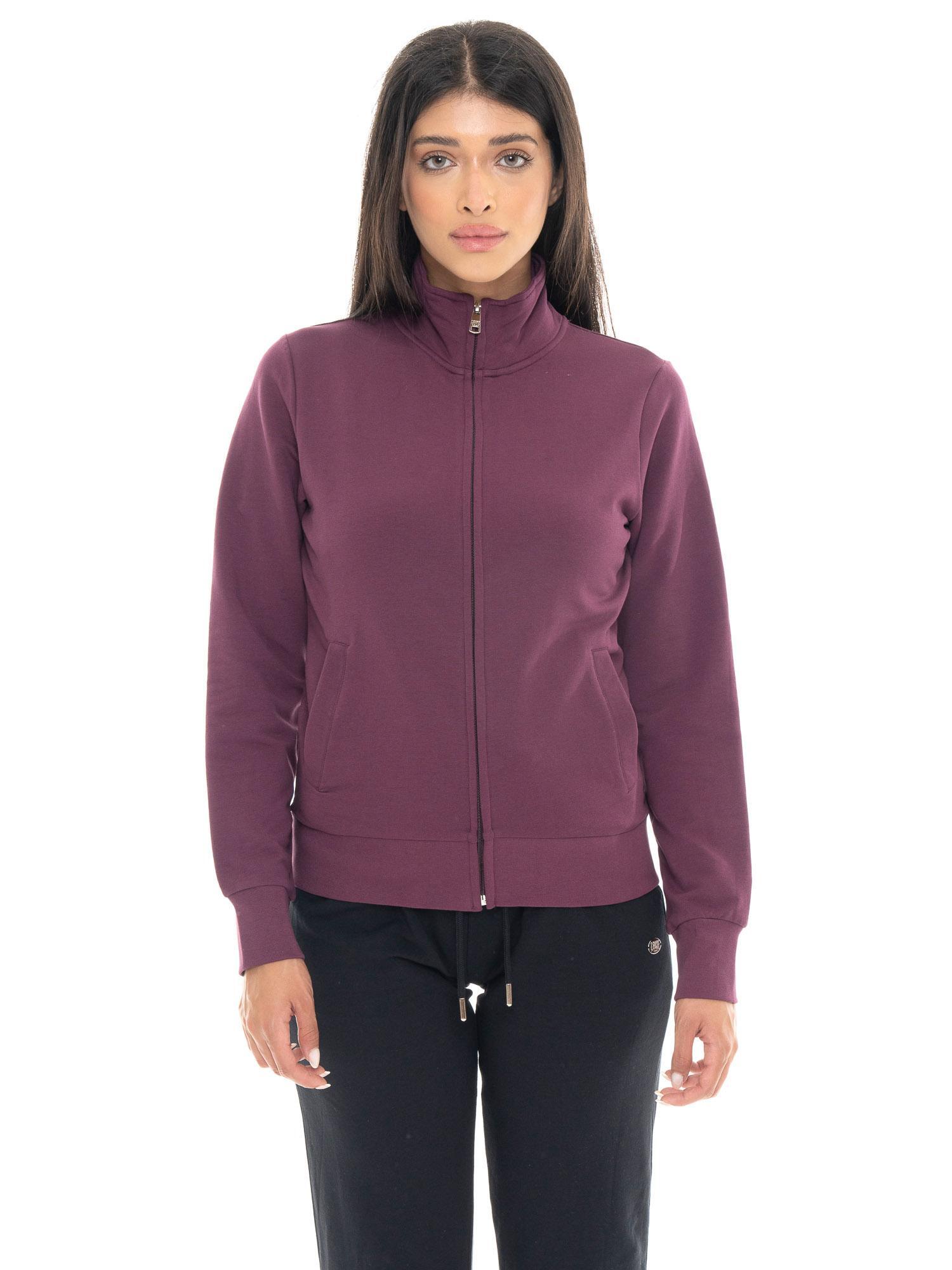 Sudadera mujer Leone 1947 Apparel Never Without cuello alto cremallera invierno 6/7