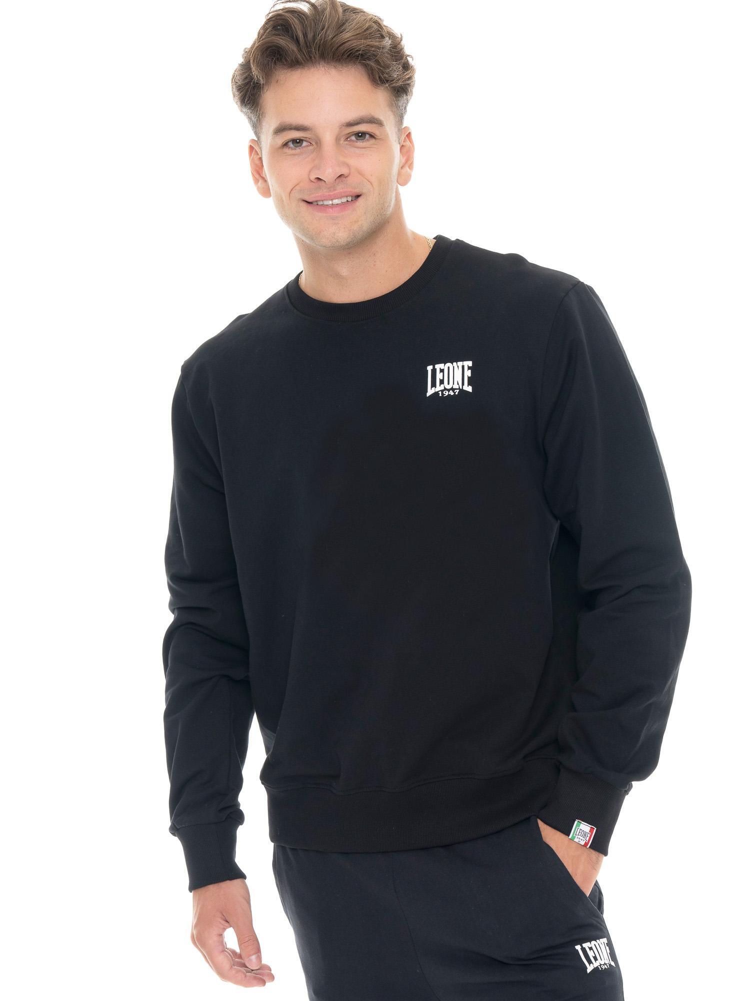 Sweat-shirt d'hiver pour hommes avec capuche et zip avec petit logo "Basic" 5/7