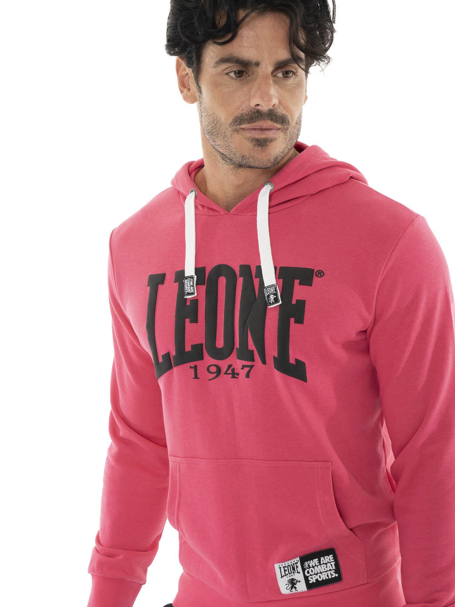 Felpa da uomo in cotone non garzato con cappuccio Leone Summer Vibes 3/5