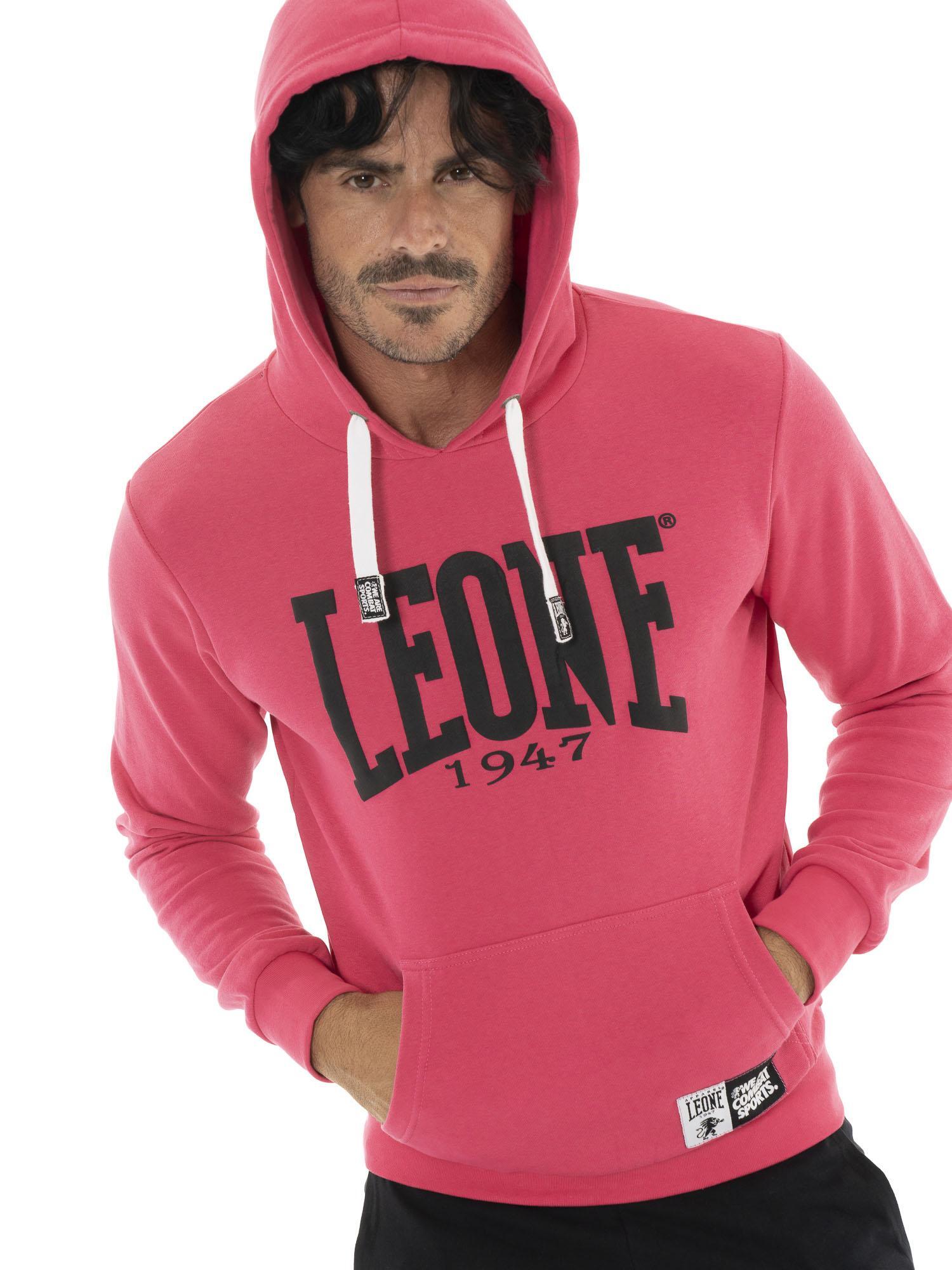 Felpa da uomo in cotone non garzato con cappuccio Leone Summer Vibes 5/5