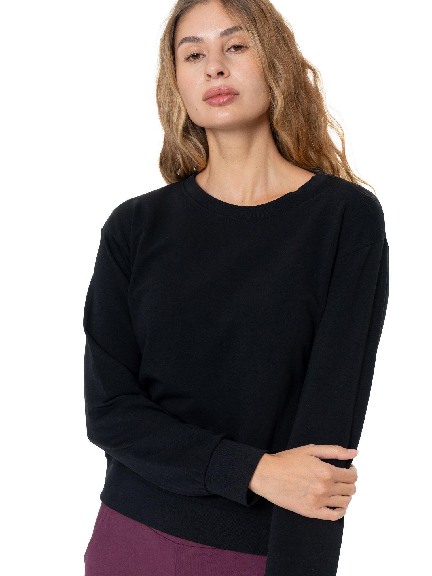 Leone 1947 Never Without Damen-Winter-Sweatshirt mit Rundhalsausschnitt 5/7