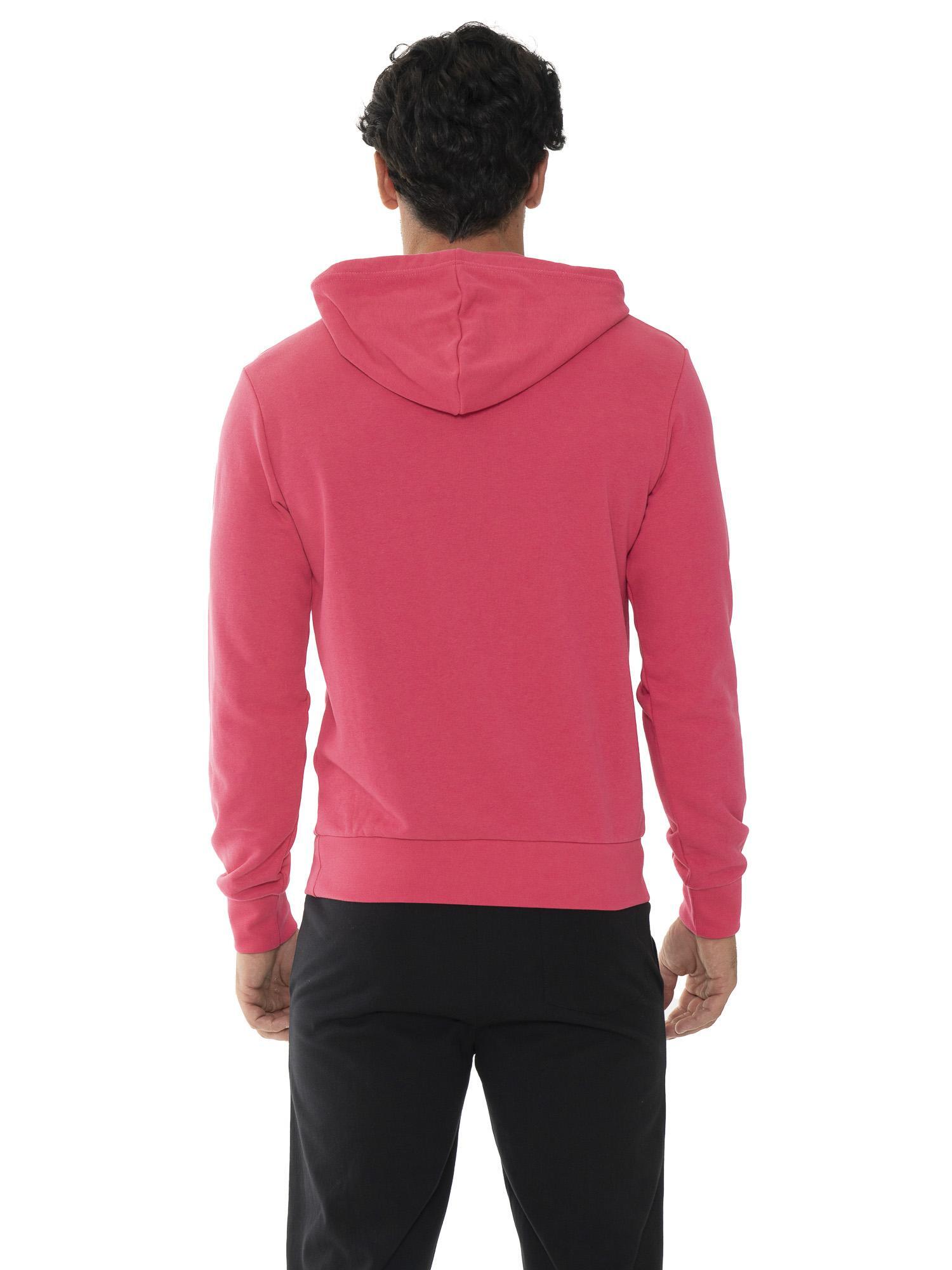 Felpa da uomo in cotone non garzato con cappuccio Leone Summer Vibes 4/5