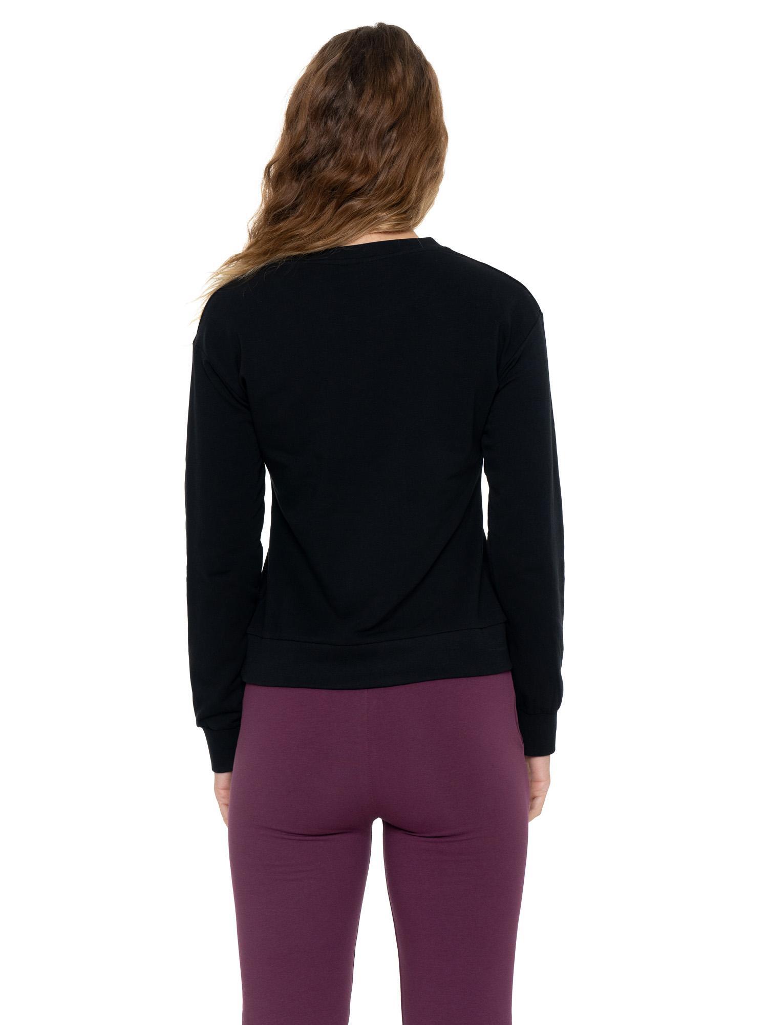 Leone 1947 Never Without Damen-Winter-Sweatshirt mit Rundhalsausschnitt 4/7