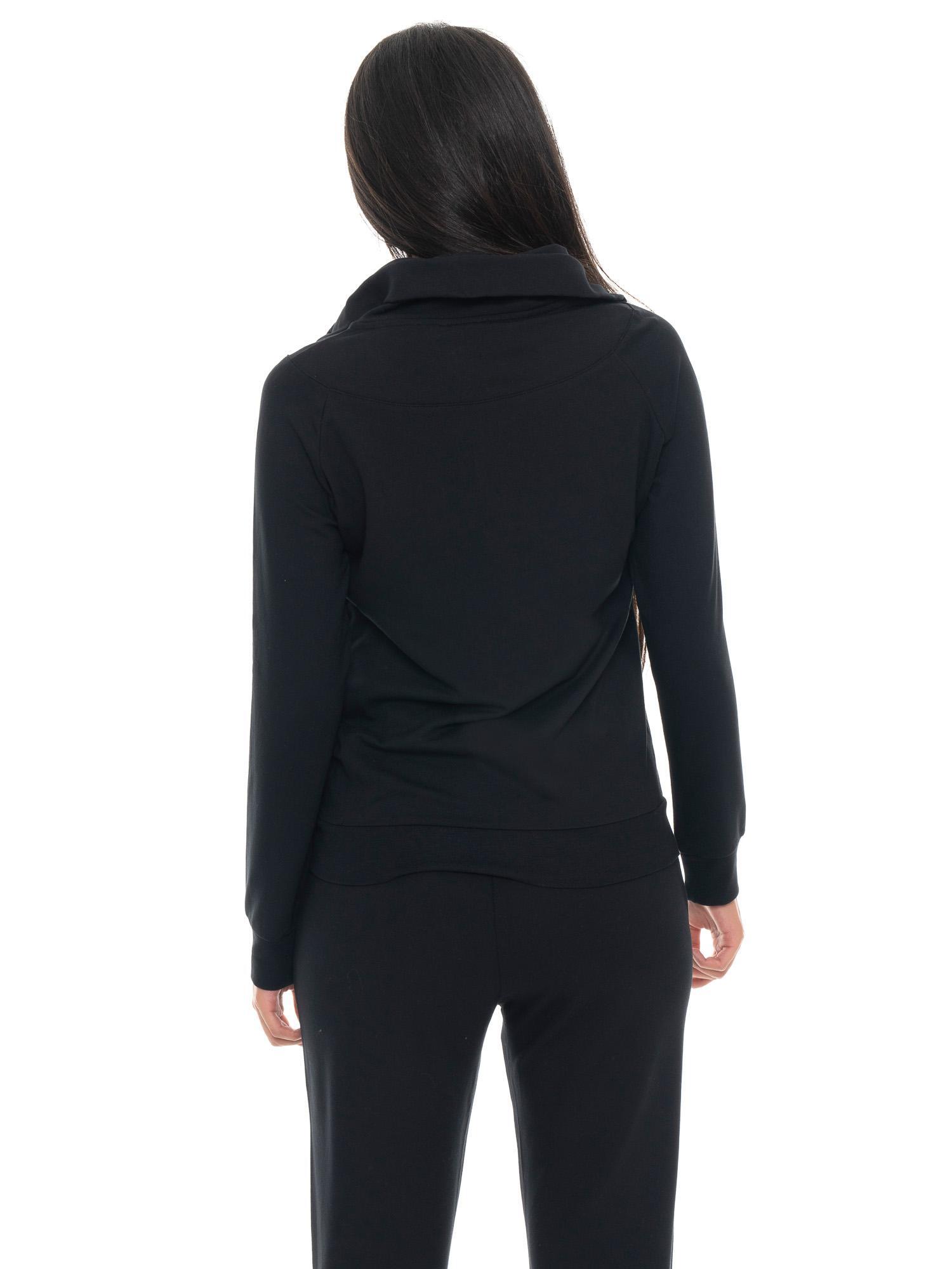 Sudadera mujer Leone 1947 Apparel cuello alto cremallera completa invierno 4/7