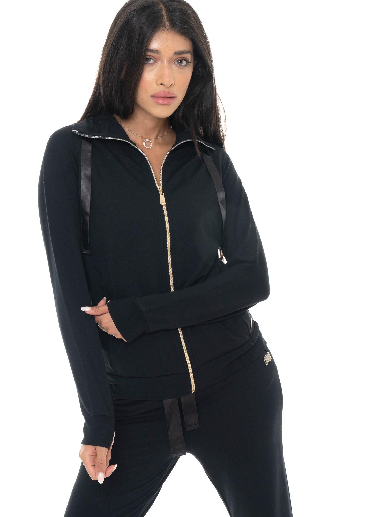 Sudadera mujer Leone 1947 Apparel cuello alto cremallera completa invierno 5/7