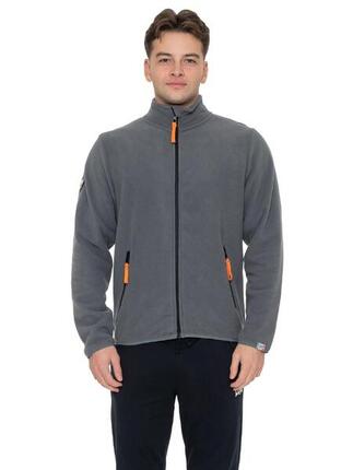 Polaire micropolaire col montant avec zip et étiquette Leone 1947