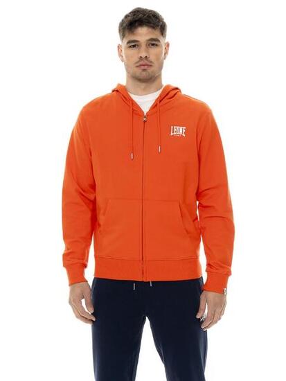 Leone Basic Sweat à capuche zippé sans sweat-shirt pour hommes
