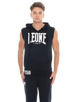 Mouwloze hoodie van leone 1947 apparel met boksprint. voor in de sportschool.
