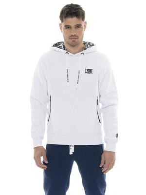 Felpe invernale uomo con cappuccio pull on logo piccolo Leone 1947 Soft Basic