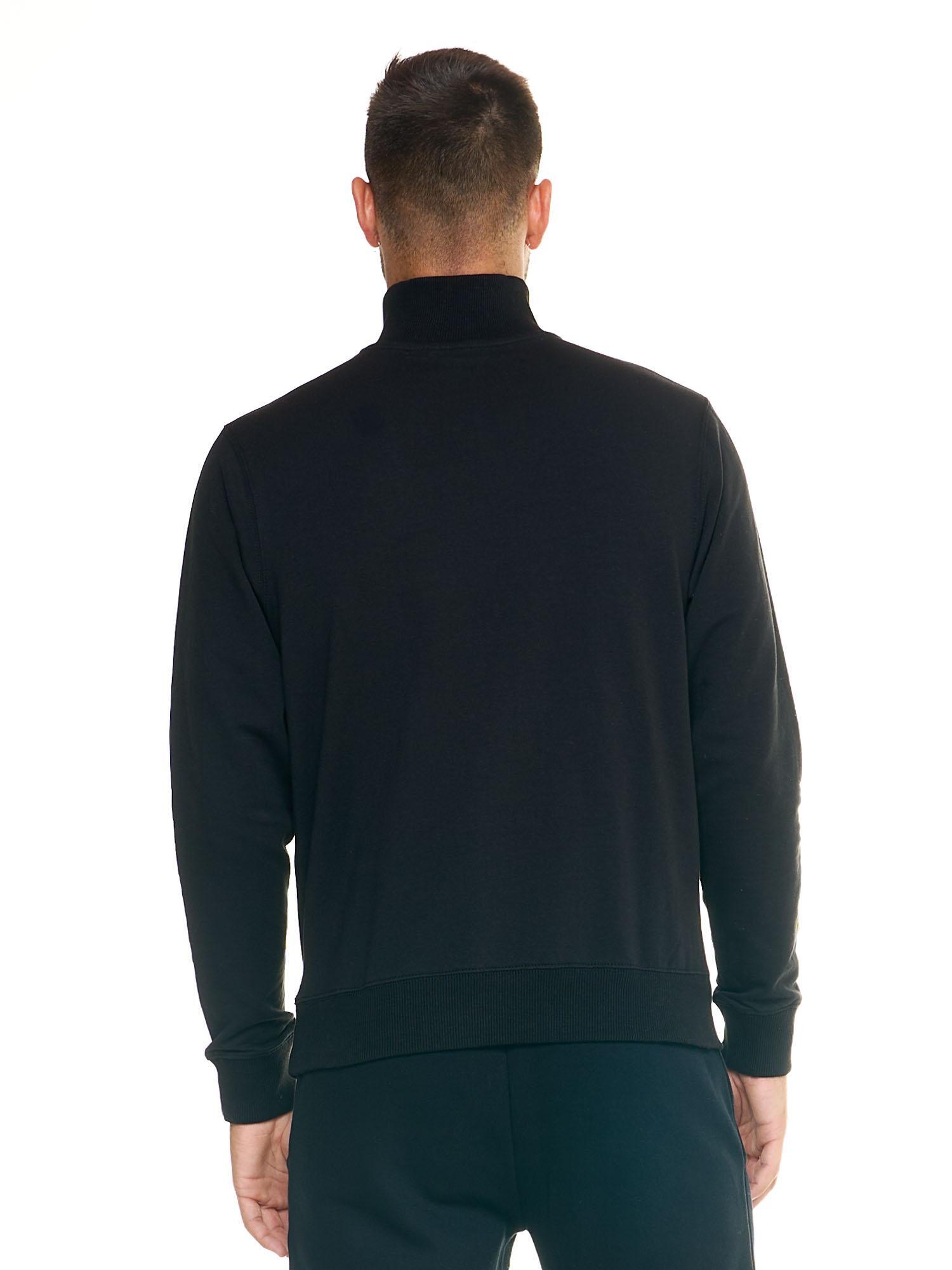 Felpa uomo con zip collo alto linea Basic 4/8