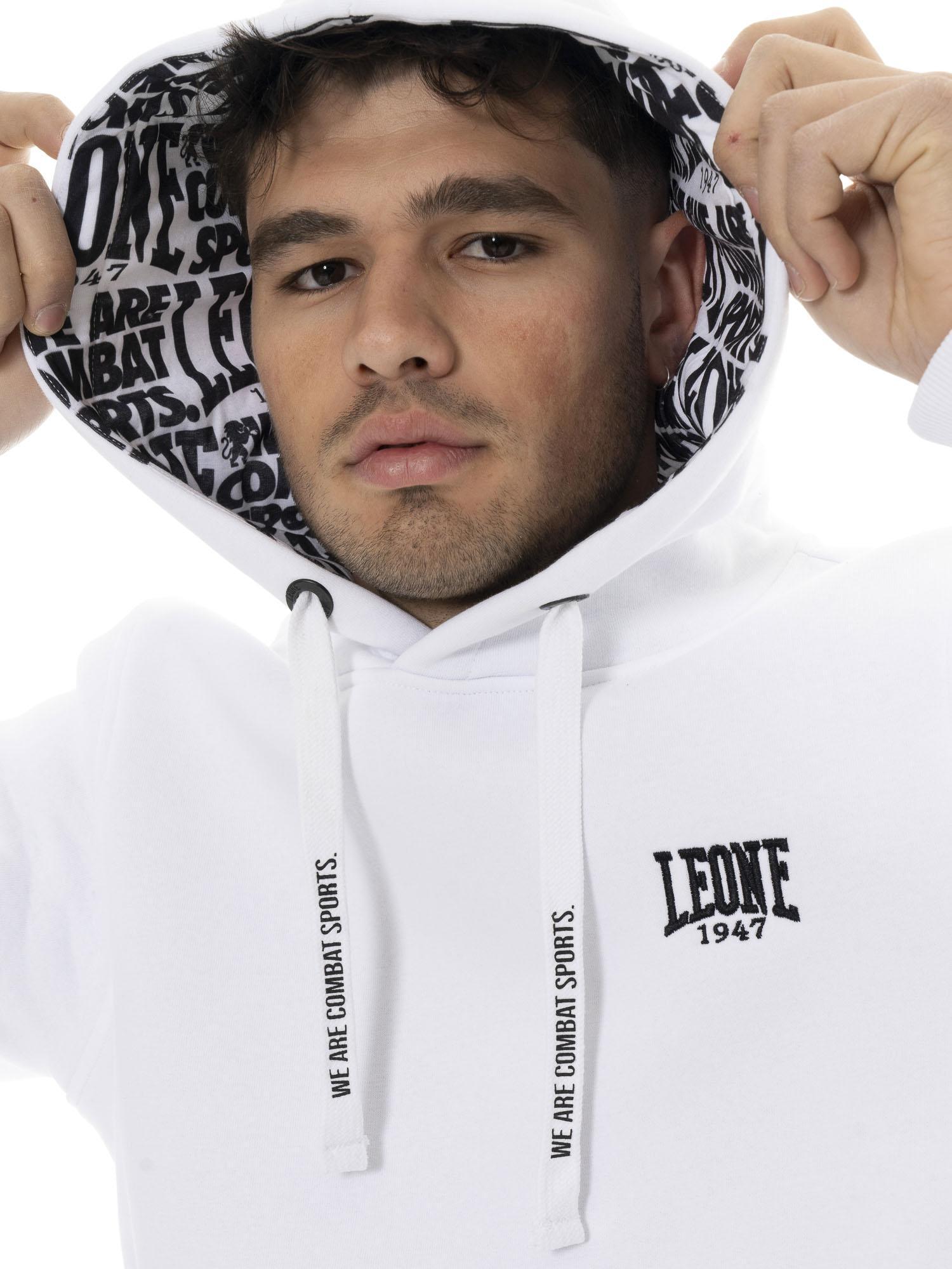 Hoodie Herren Leone 1947 Apparel Basic Kapuze Logo 3/5