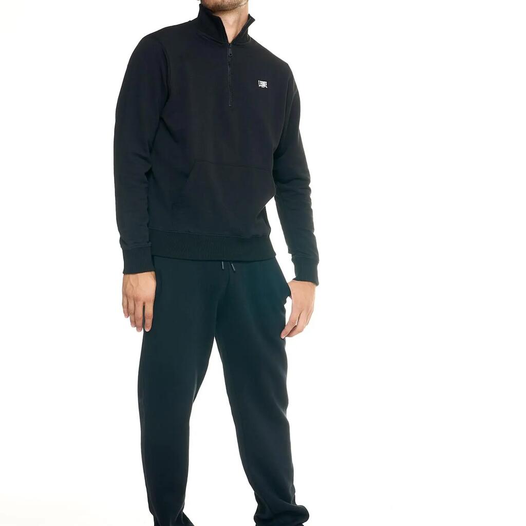Men's zip-up sweatshirts with high neck, Basic line