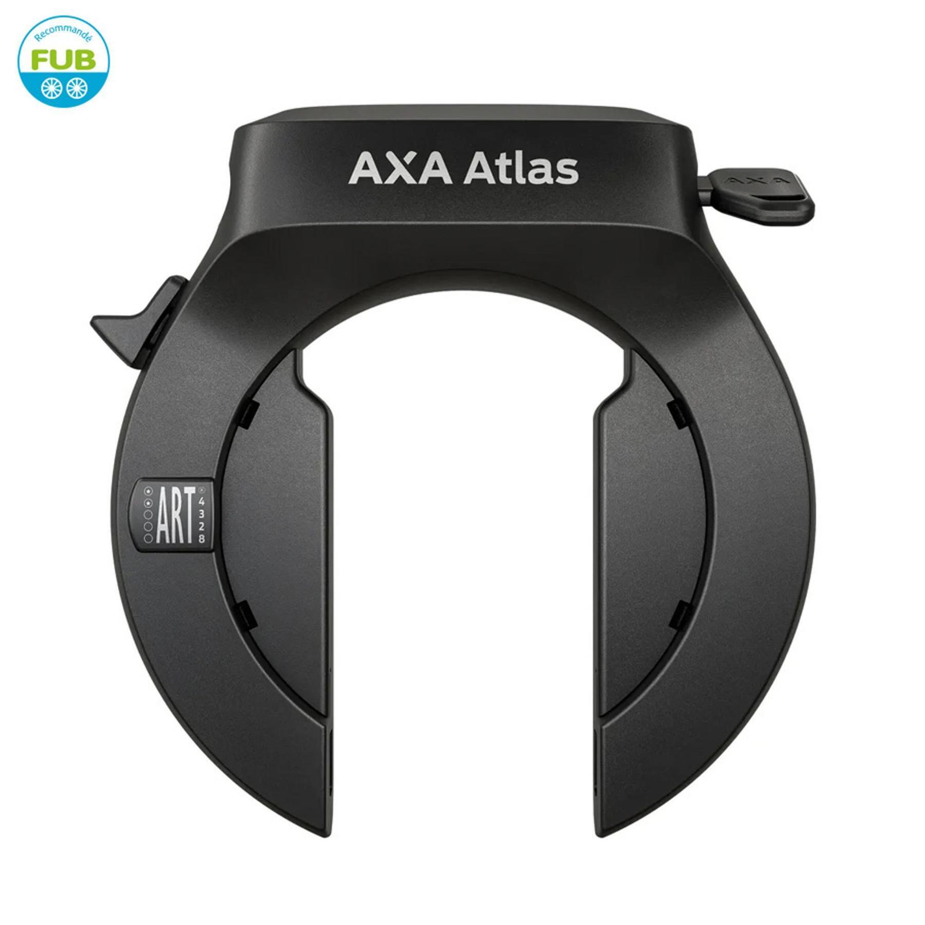 Serrure anneau AXA Atlas 58 mm noire 2/2