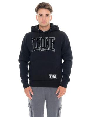 Felpe invernale uomo con cappuccio pull on stampa flock Leone 1947 New Era