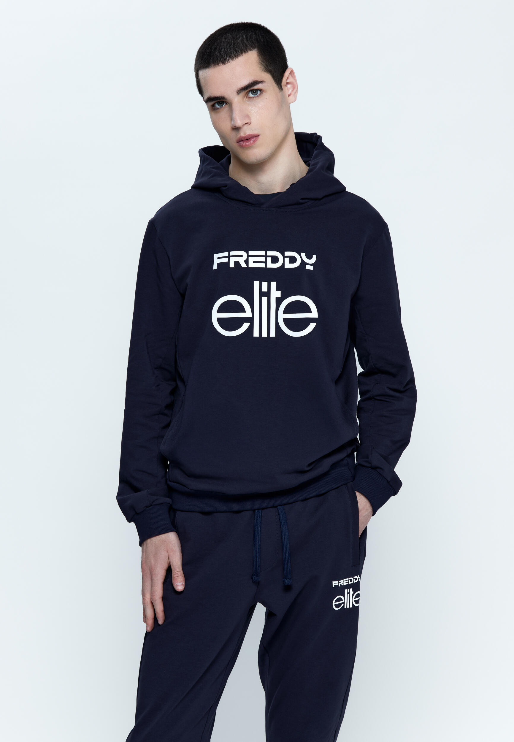Sweat-shirt avec capuche pour hommes Elite x Freddy 2/5