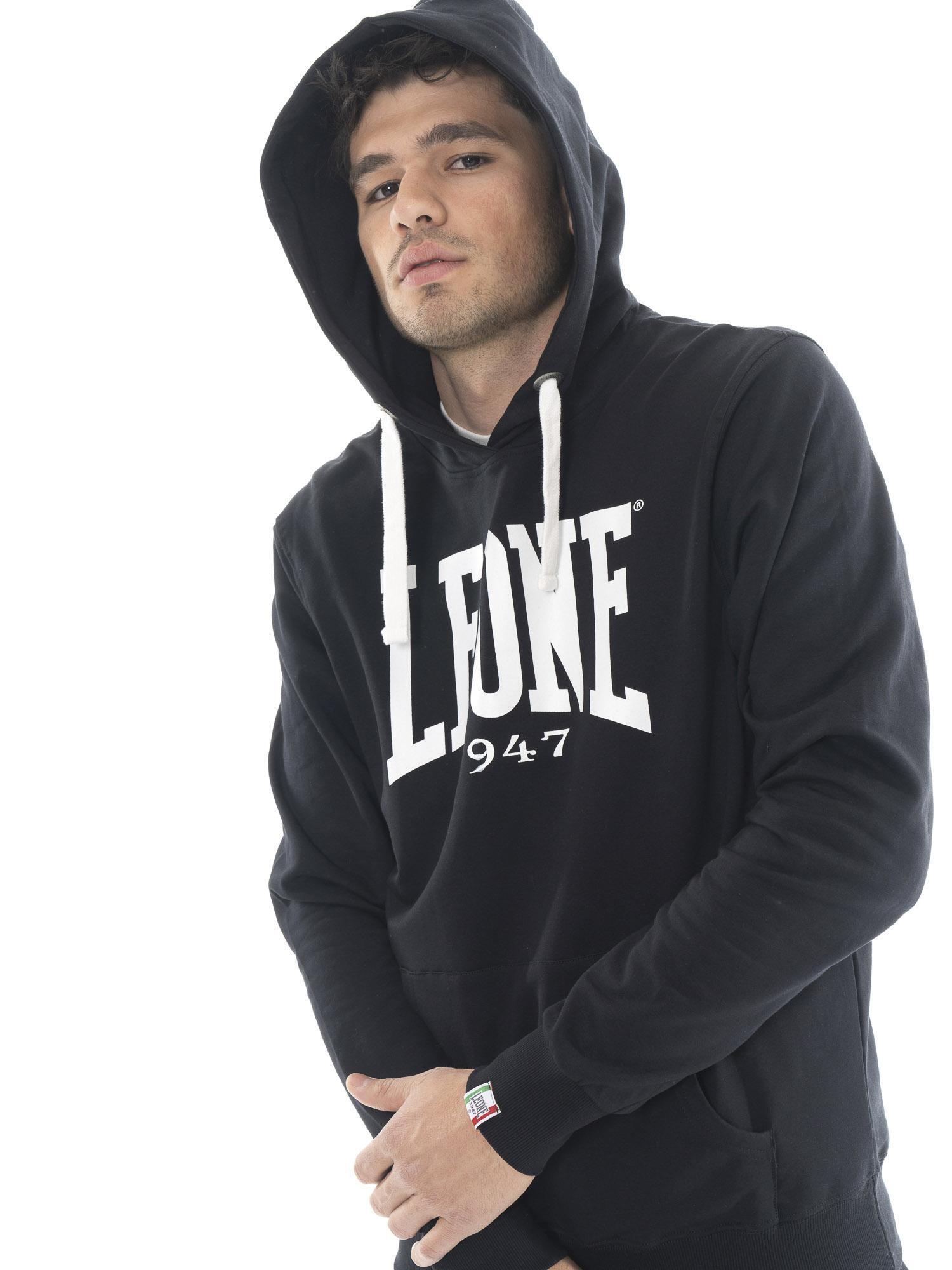 Sweat-shirt d'hiver pour hommes à capuche avec grand logo "Basic" 5/5