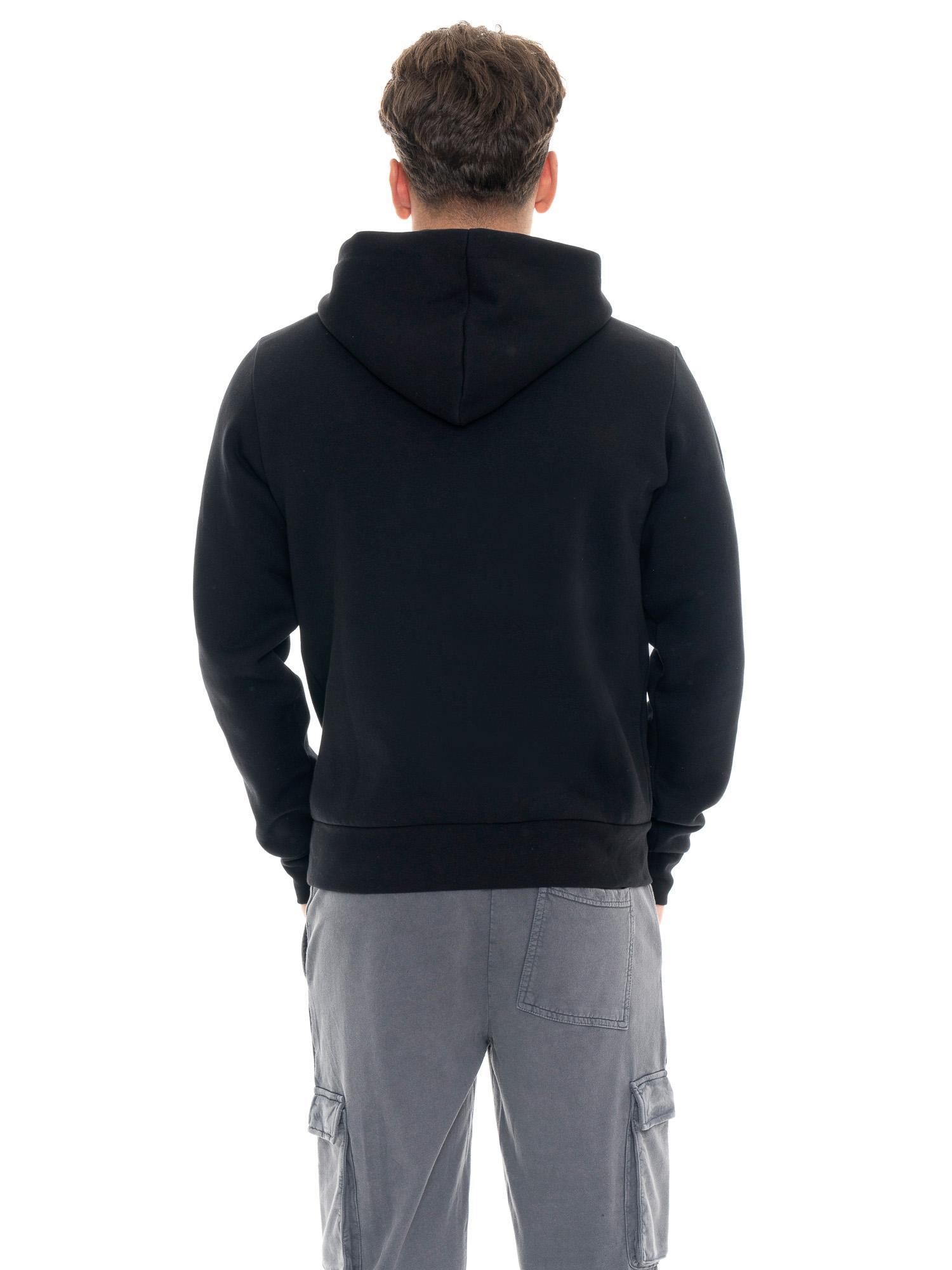Sudadera con capucha hombre Leone 1947 Apparel New Era estampado flocado 4/5