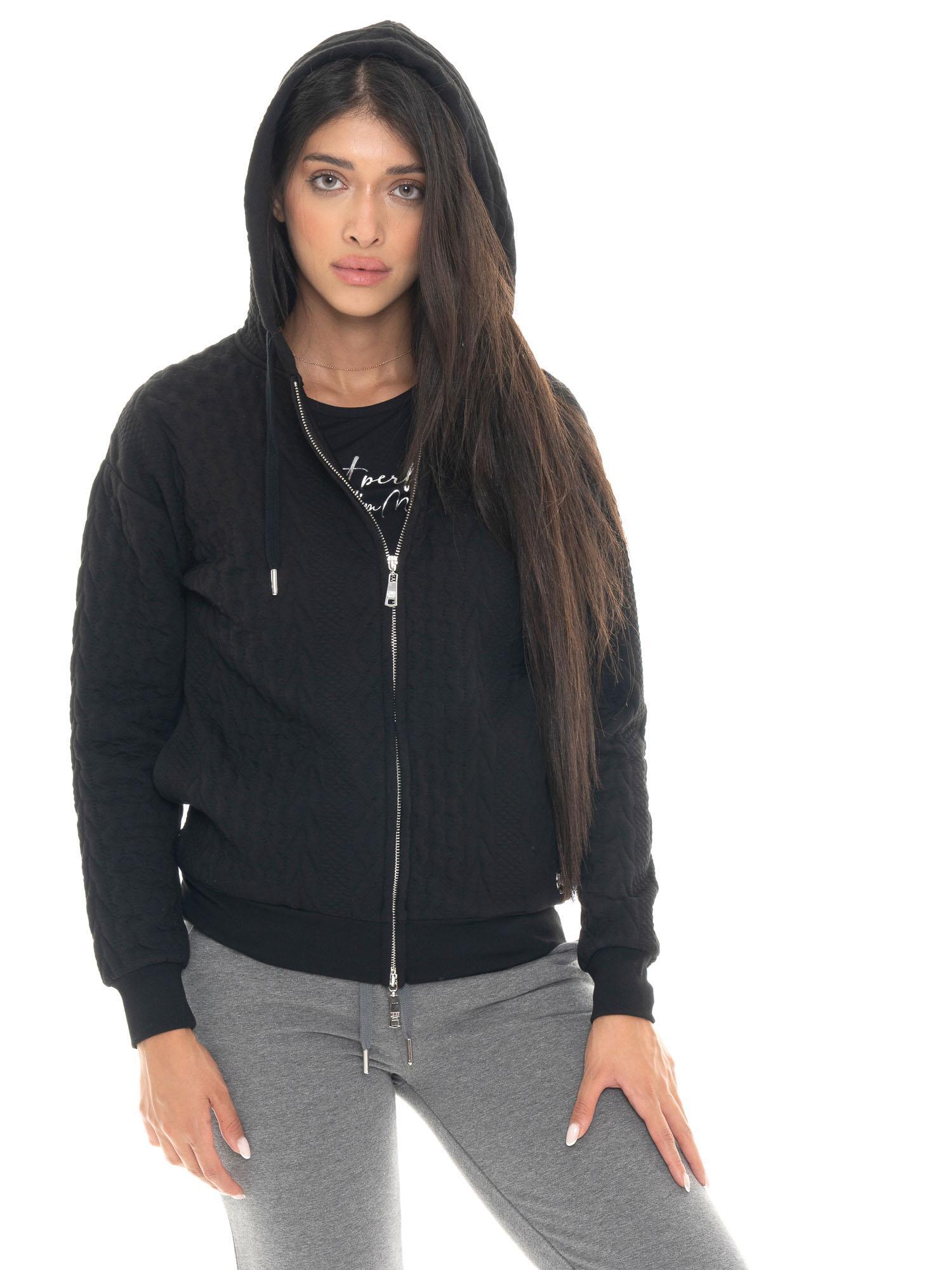 Sweatshirt Damen Leone 1947 Apparel Kapuze Reißverschluss 5/7