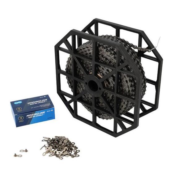 Chaîne avec 40 attaches rapide KMC X9 EPT 9 vitesse