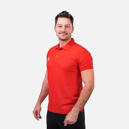Tricou polo PEAK Crew rosu 4/4