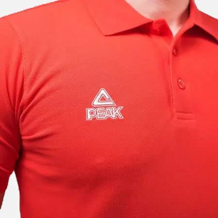 Tricou polo PEAK Crew rosu 3/4