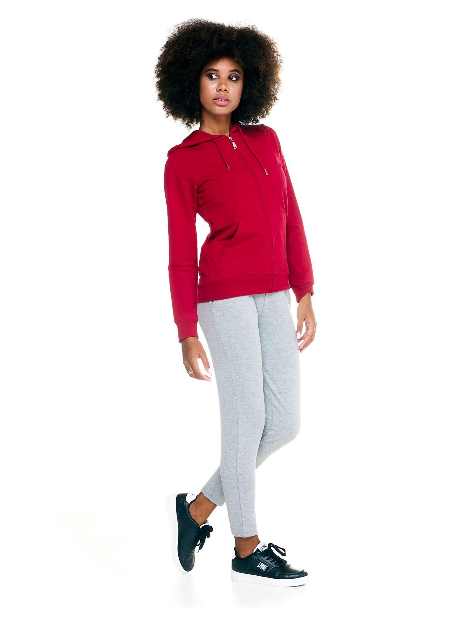 Sweat-shirt femme Leone à capuche zippée sur toute la longueur Basic 3/6